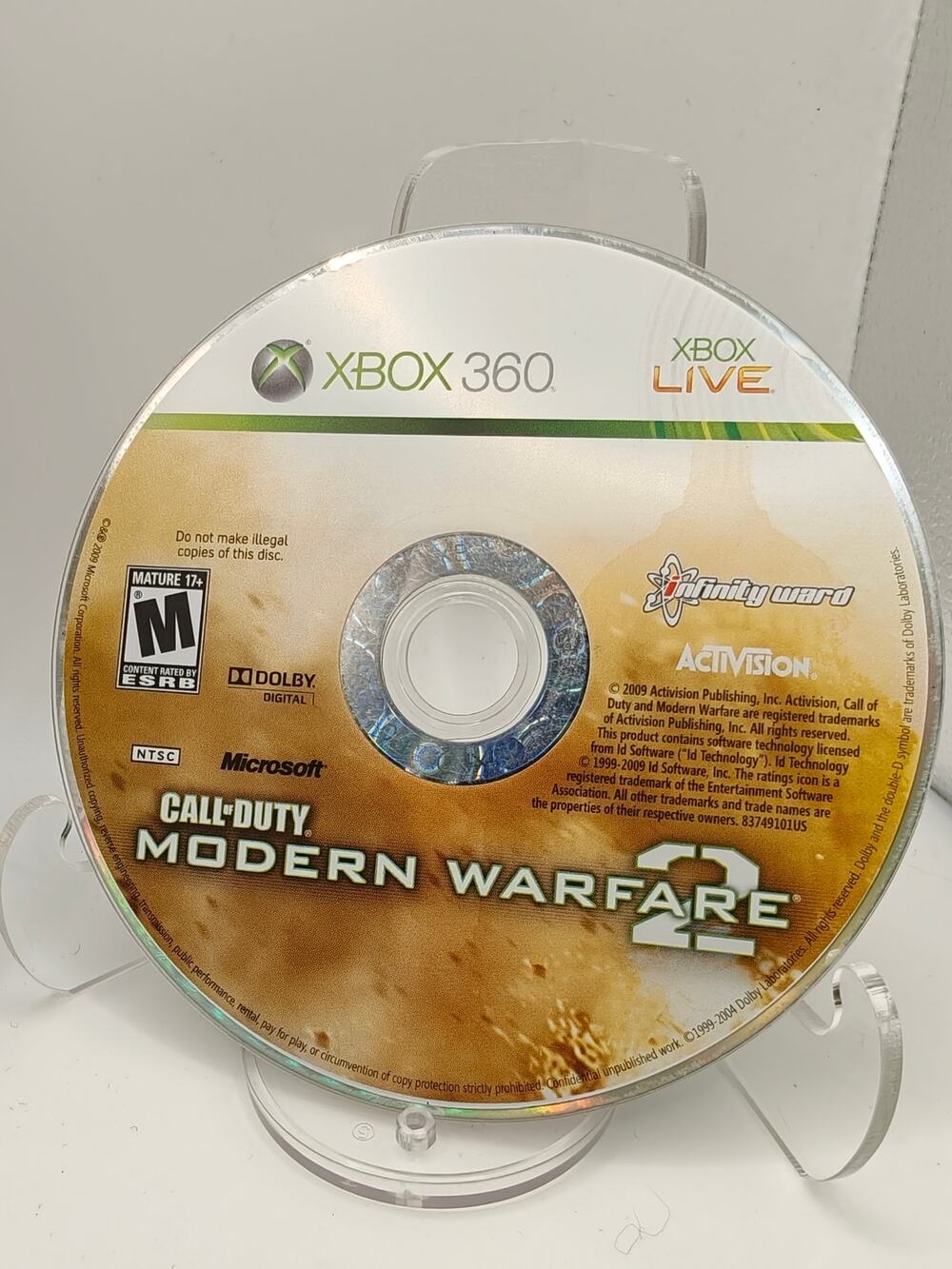Call of Duty Modern Warfare 2 Xbox 360 Disc Only Tested